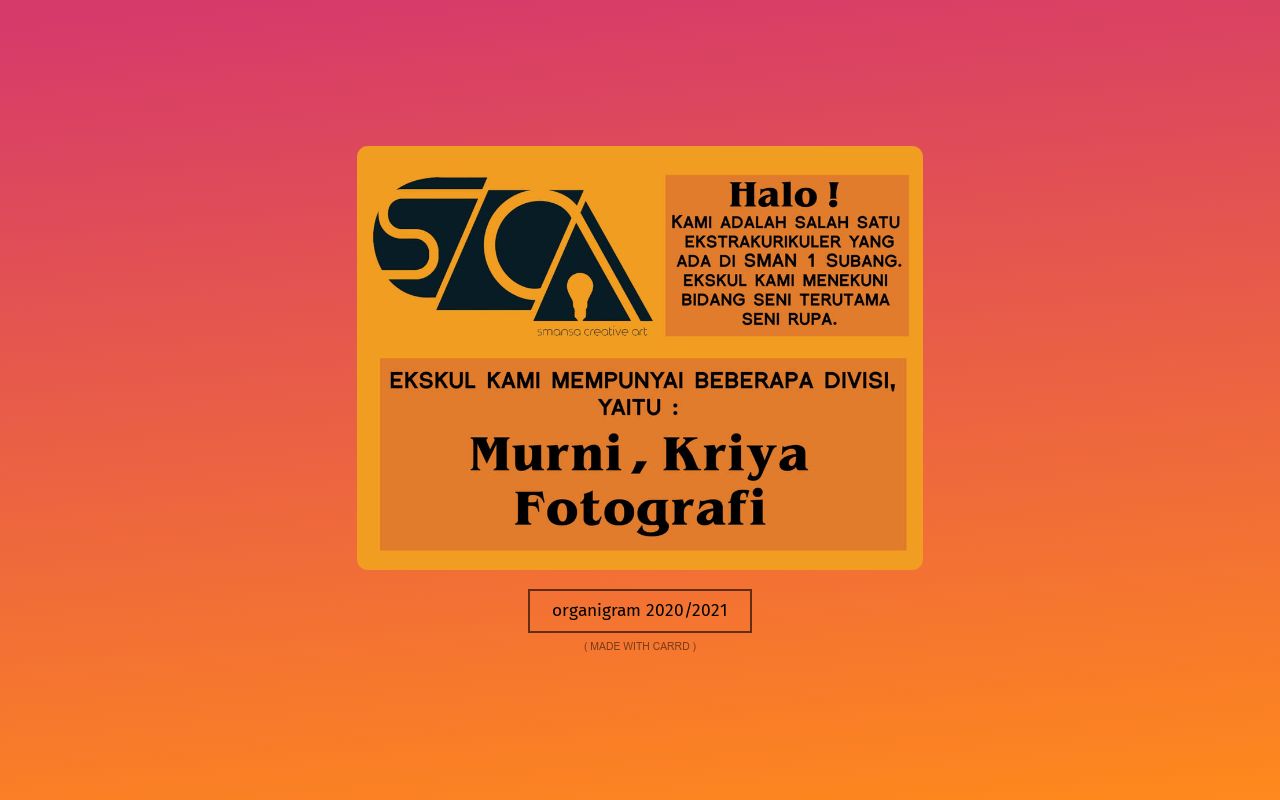 Carrd profile picture for @sca